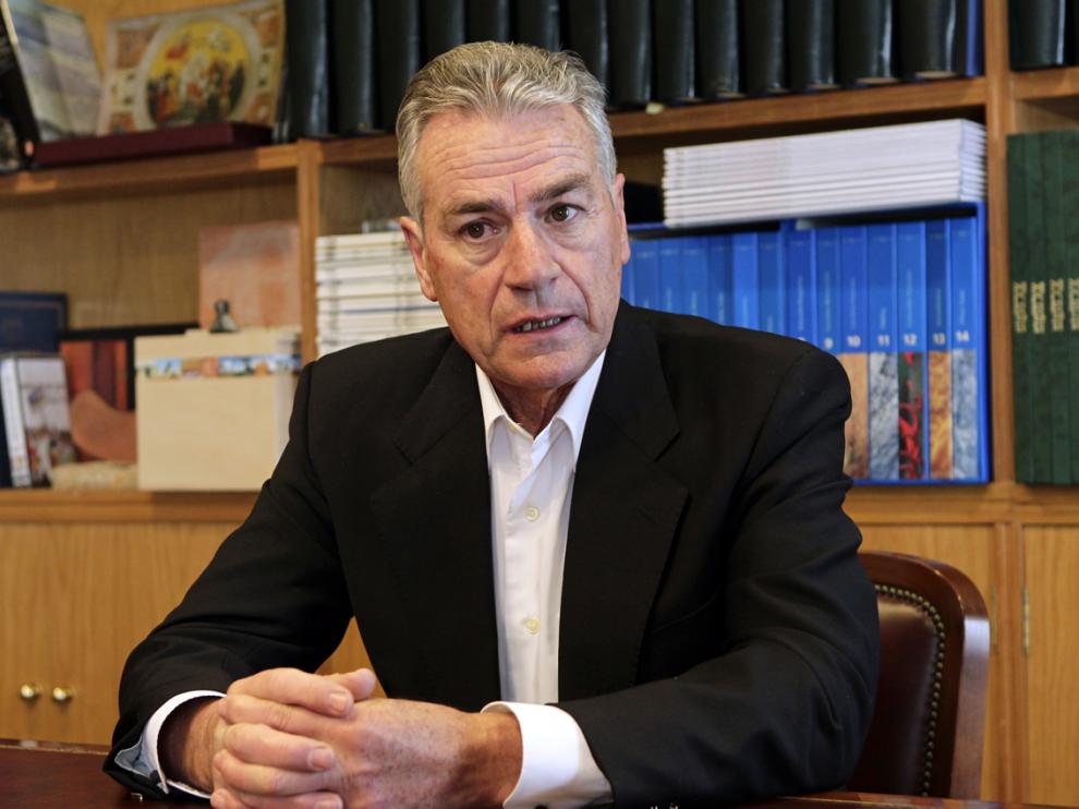 José Luis Palomar, cabeza de lista al Senado por Ciudadanos, en un momento de la entrevista de HERALDO.