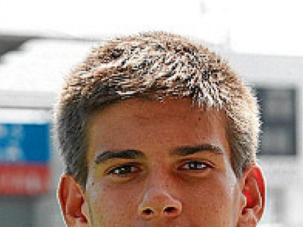 Sergio Sánchez, en su etapa oscense.