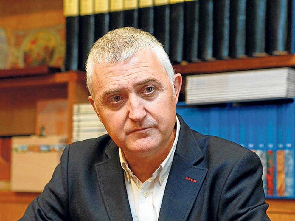 José Luis Alonso, en un momento de la entrevista.