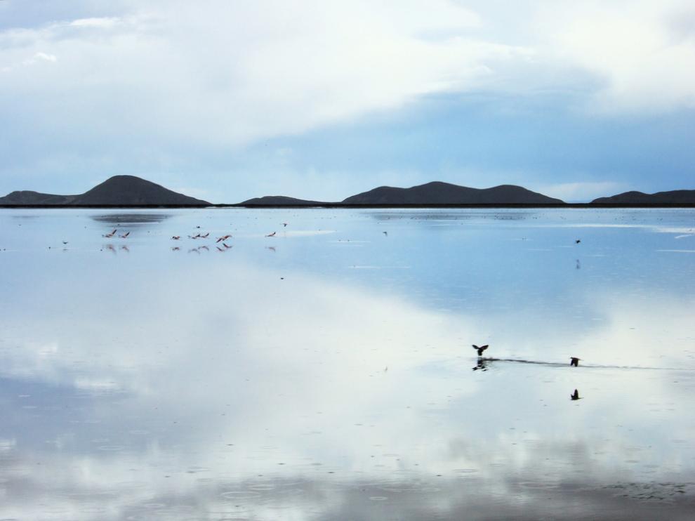 Así era el lago Poopó