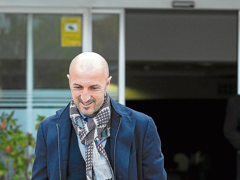 Ranko Popovic acudió ayer a la sede del Real Zaragoza.