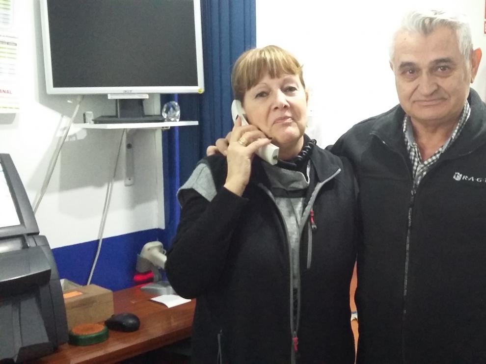Administración de Lotería de Grañén donde se vendió el tercer premio