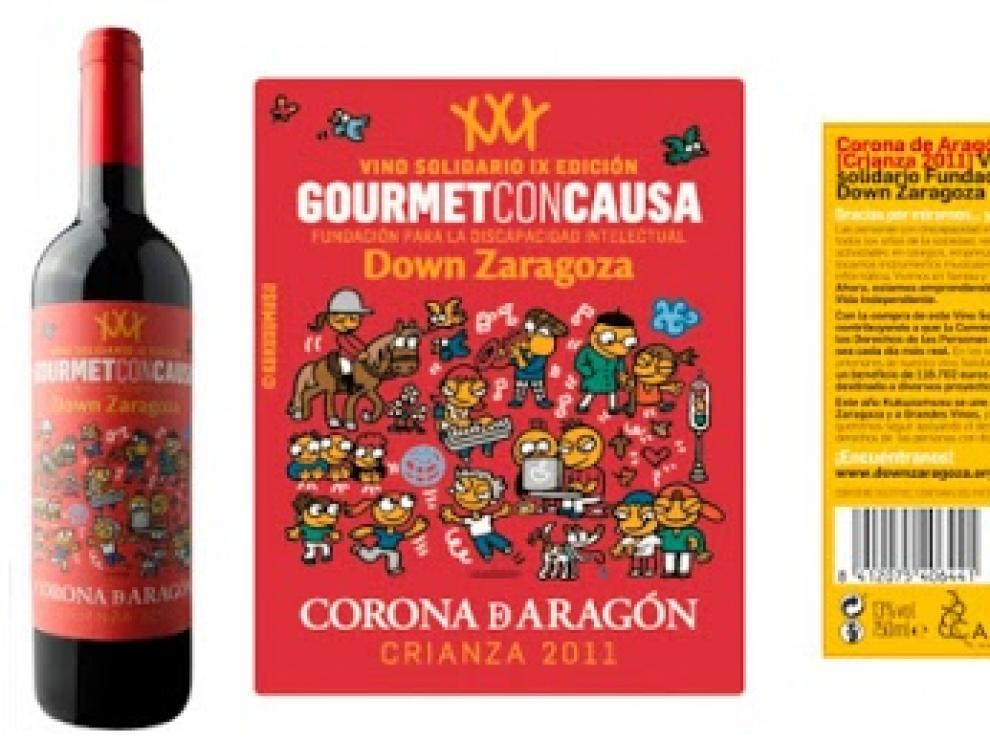 Gourmet con Causa, el vino solidario de la Fundación Down.