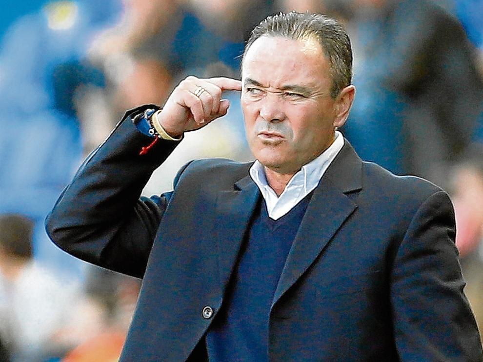 Juan Ignacio Martínez 'JIM', durante su etapa de entrenador del Levante.