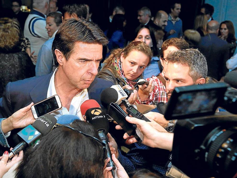 El ministro de Industria, José Manuel Soria, el pasado 20 de diciembre en Las Palmas.