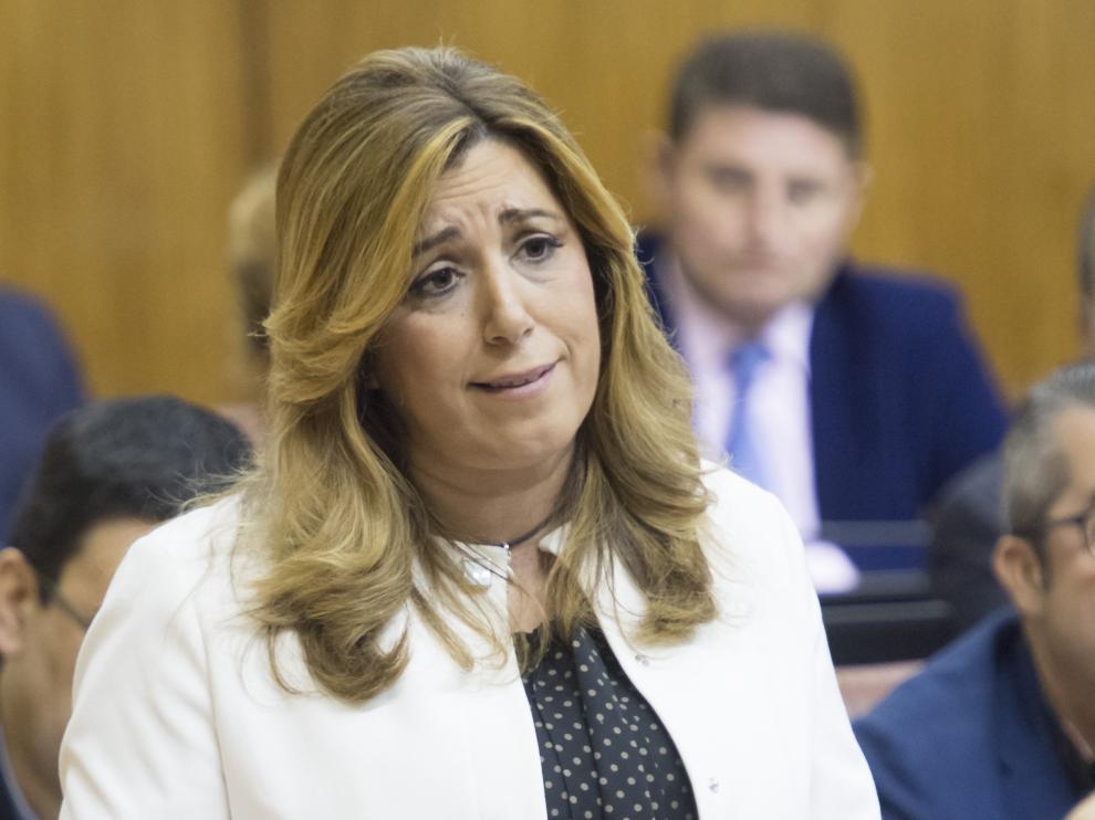 La presidenta de la Junta de Andalucía, Susana Díaz,