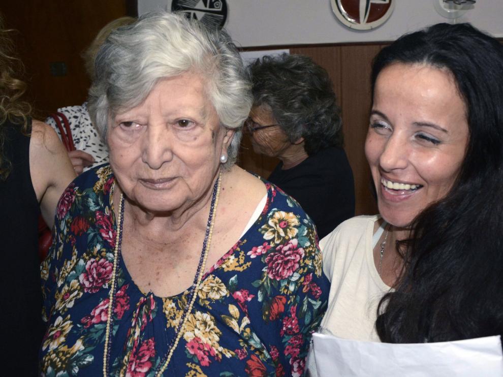 Chicha Mariani, junto a su supuesta nieta