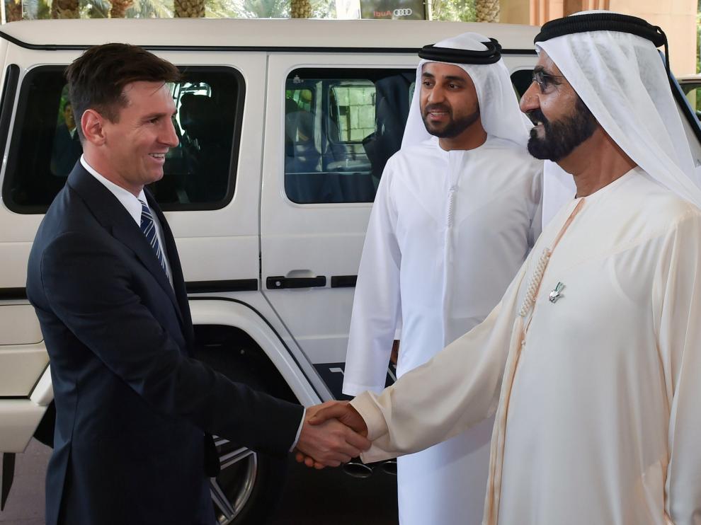Leo Messi en Dubai