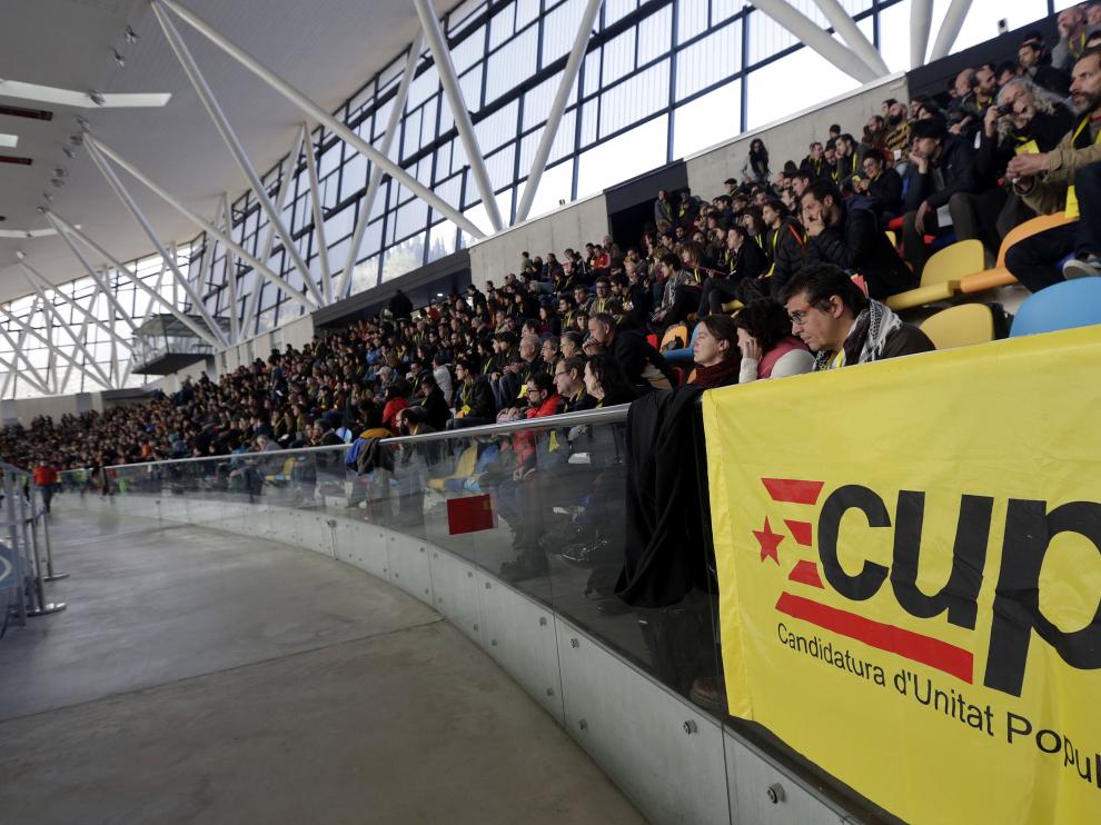 Una imagen de la asamblea de la CUP
