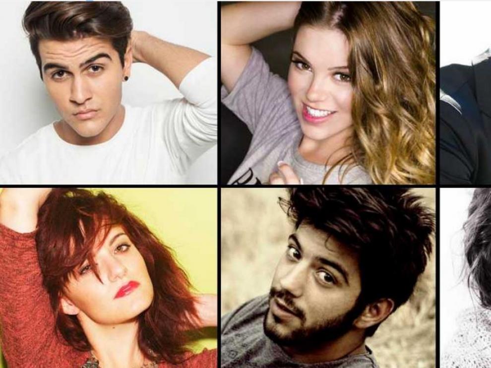 Los seis candidatos a participar en el Festival de Eurovisión 2016.