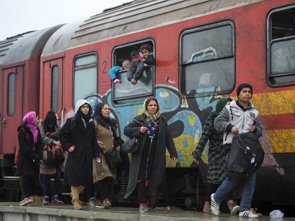 Refugiados, imagen de archivo.