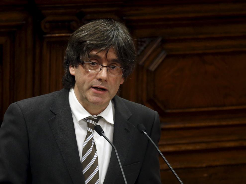 Investidura de Carles Puigdemont como presidente de Cataluña