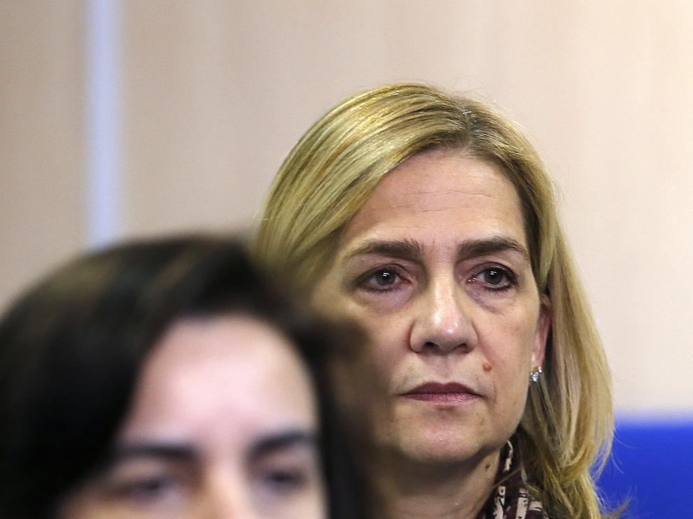 La Infanta, en el inicio del juicio por el caso Nóos.