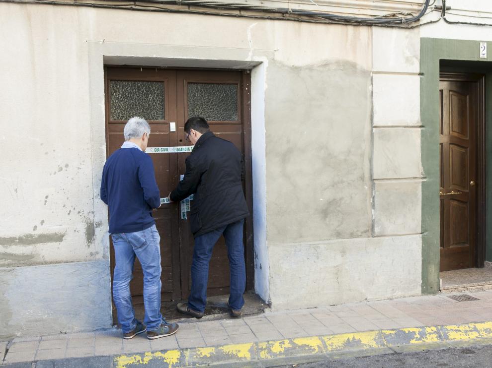 La Guardia Civil precintó ayer la casa del detenido.