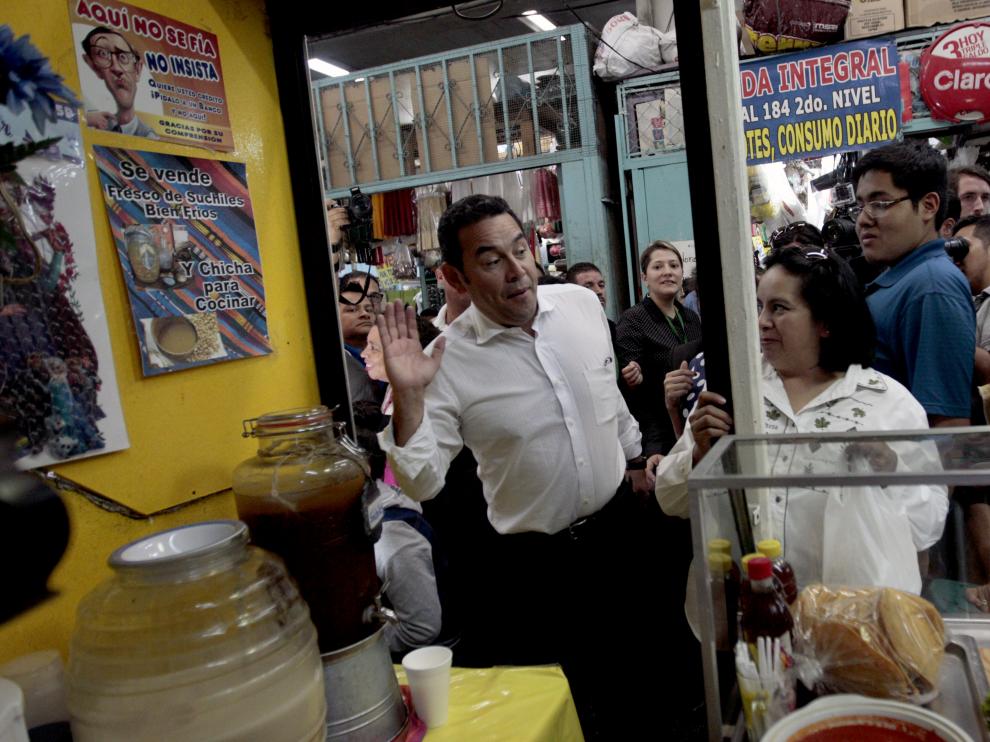 Últimos preparativos para la investidura de Jimmy Morales como presidente de Guatemala