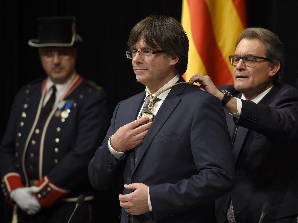 Los nuevos consejeros han prometido el cargo de acuerdo con la ley, al servicio de Cataluña.