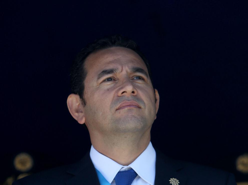 El presidente de Guatemala, Jimmy Morales