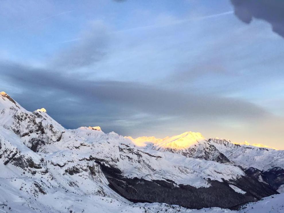 Día Mundial de la Nieve en en Candanchú, imagen de archivo.