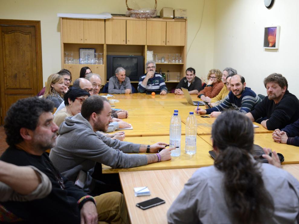 Reunión de Podemos Teruel
