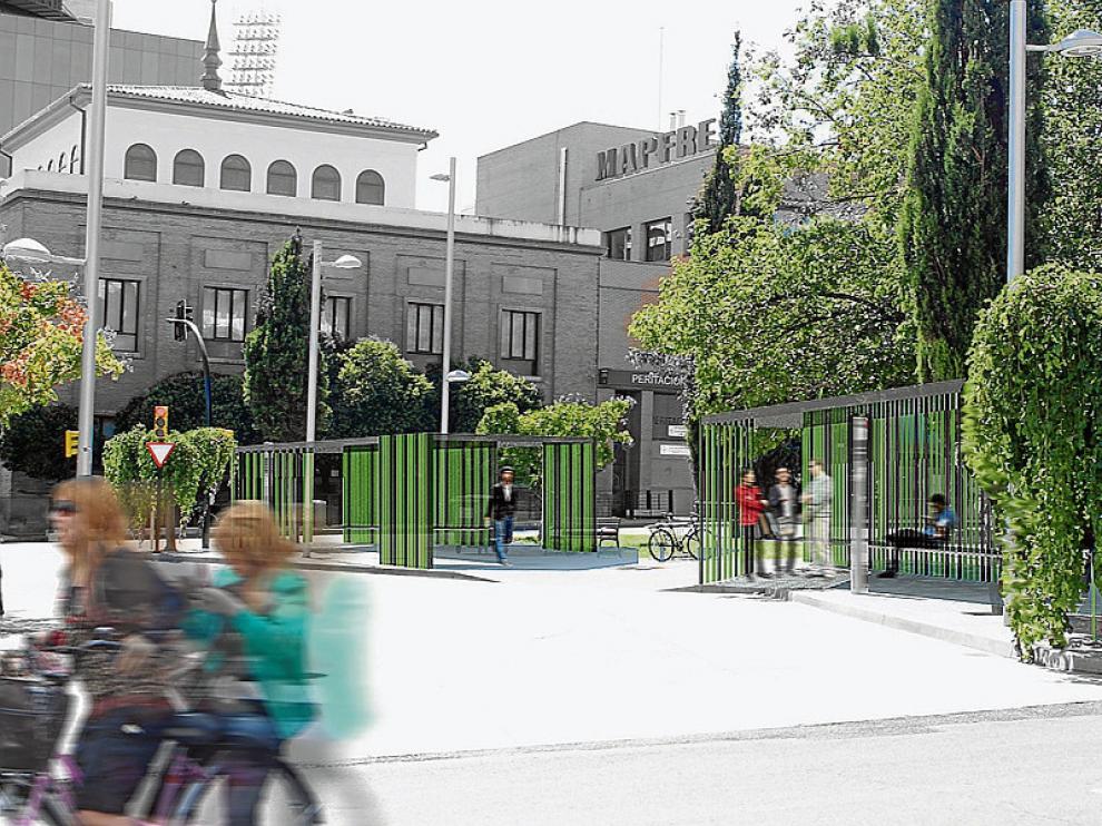 Recreación del intercambiador de la plaza de Carlos V, cuyo anteproyecto se licitará en dos semanas.