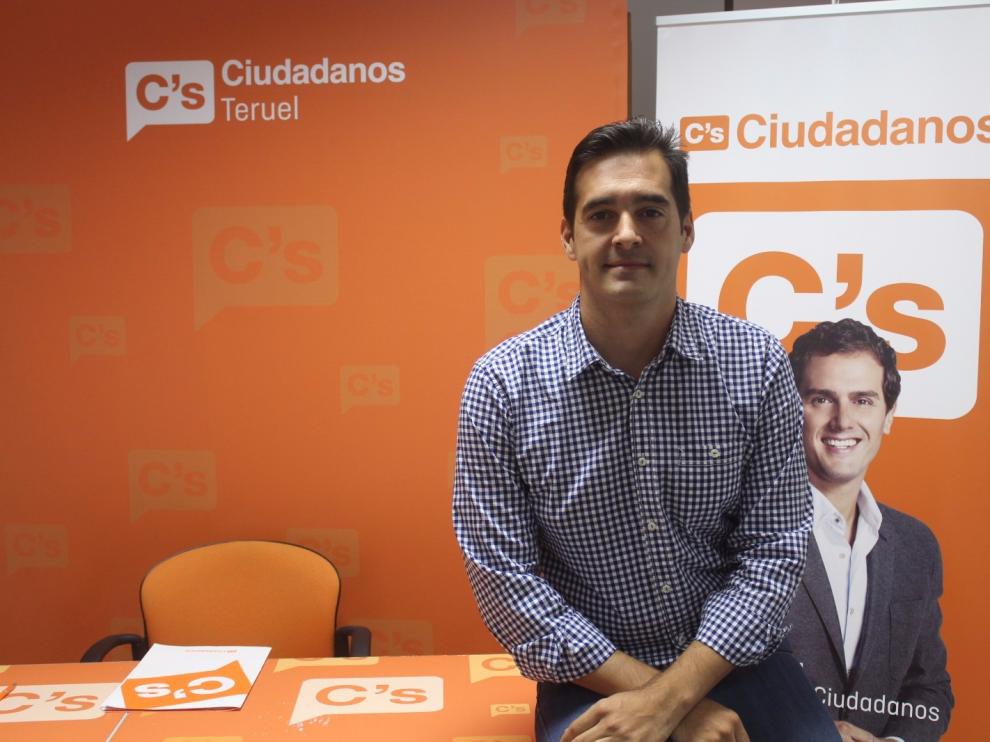 Ramón Fuertes, portavoz de Ciudadanos en el Ayuntamiento de Teruel