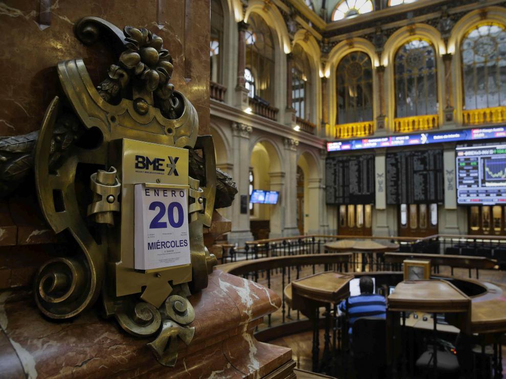 Bolsa de Madrid.
