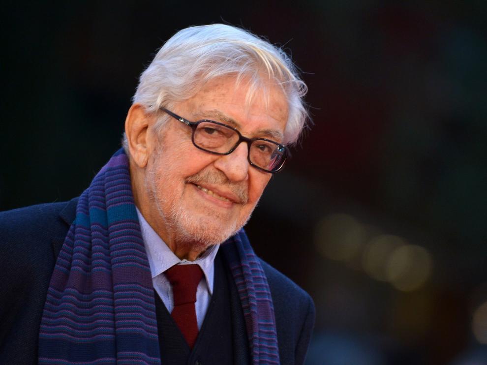 Ettore Scola en el festival de cine de Roma.