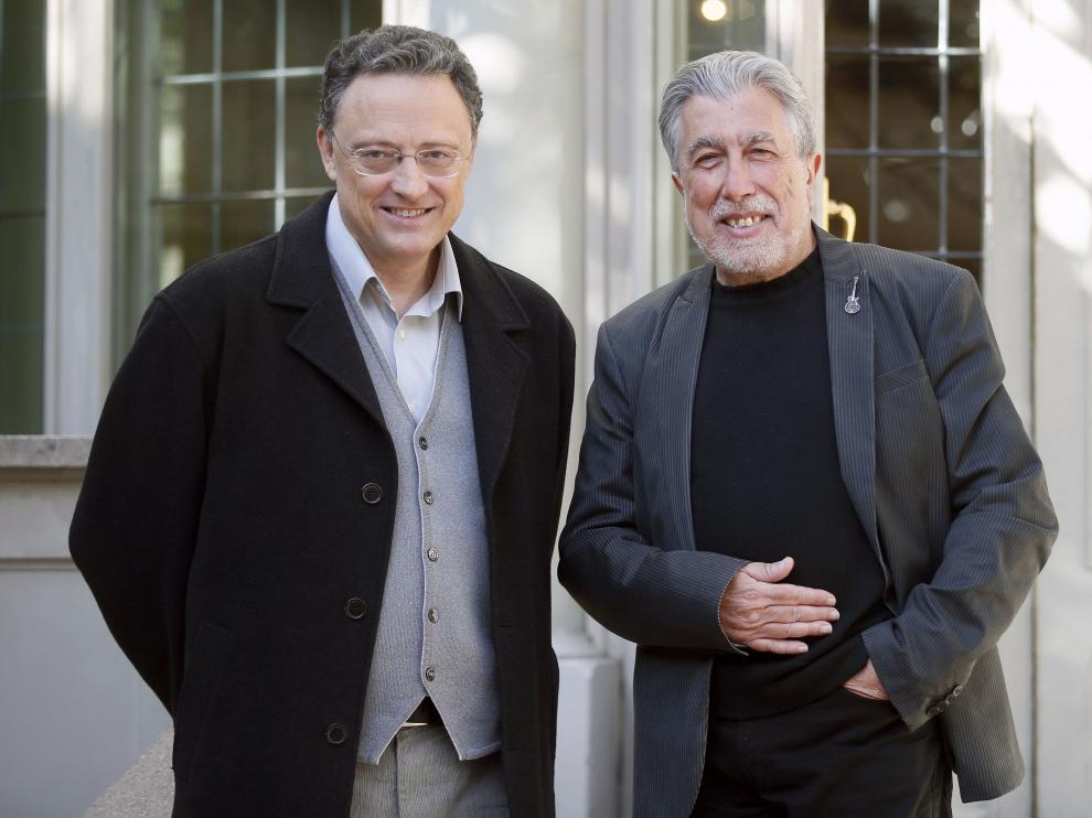 Luis Leante y Jordi Sierra i Fabra