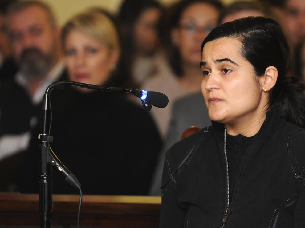 Triana Martínez, una de las tres acusadas por el crimen de la presidenta de la Diputación de León, Isabel Carrasco