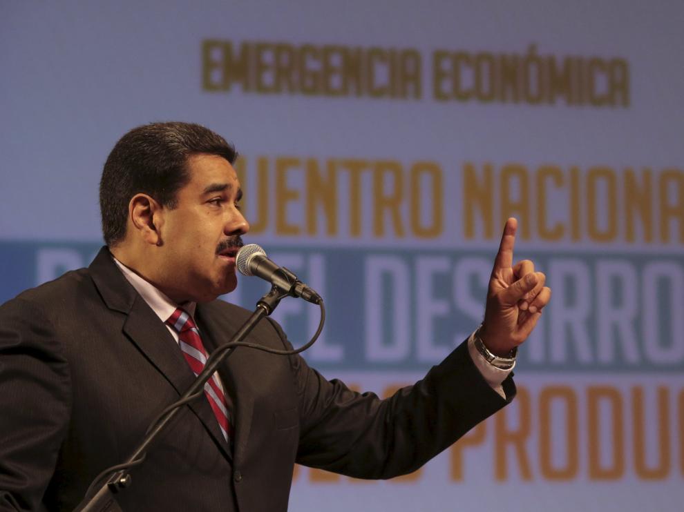 El presidente de Venezuela Nicolás Maduro