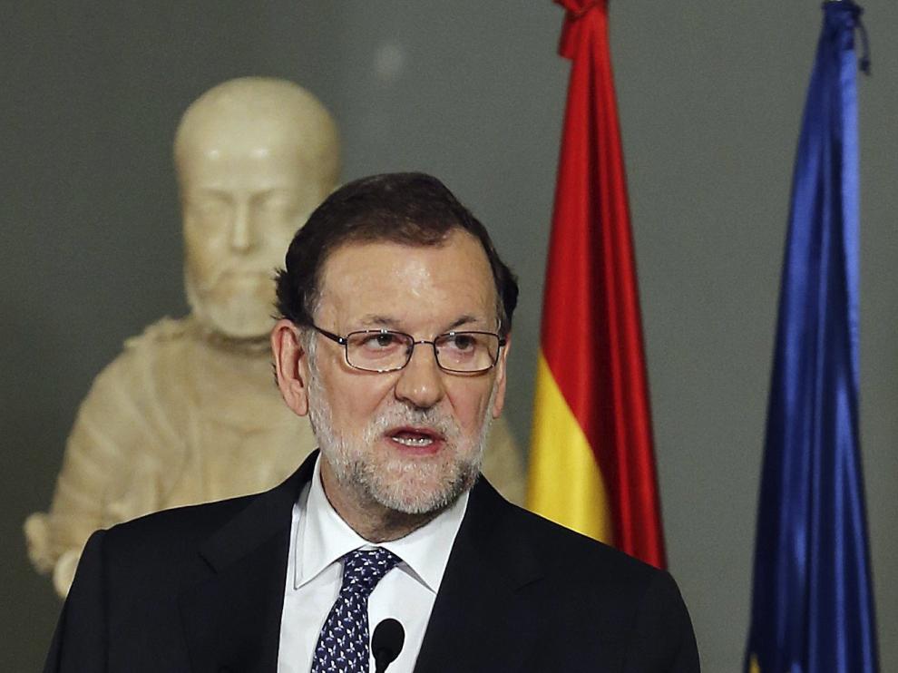 Mariano Rajoy en un acto este jueves.