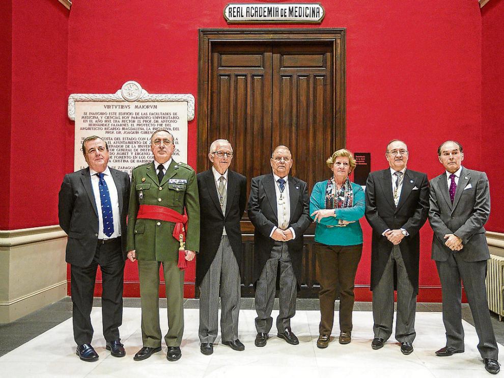 Alfredo Gaudes, Jesús Rubio, Alfredo Milazzo, Manuel Bueno, Concepción Ferrer, Luis Miguel Tobajas y José Manuel Cardiel.