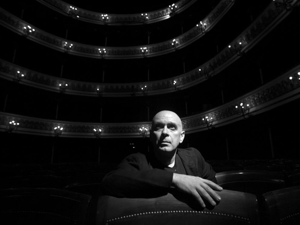 Retrato de archivo de Rafa Campos en el Teatro Principal