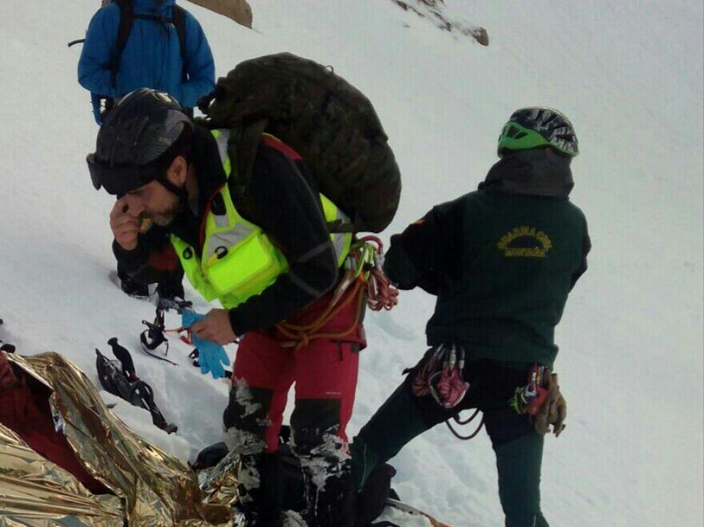 Accidente de un joven valenciano en el valle de Hecho.