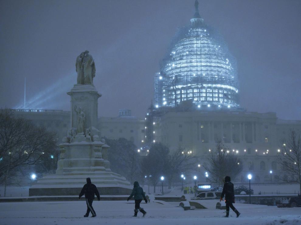 El entorno del Capitolio este viernes por la noche