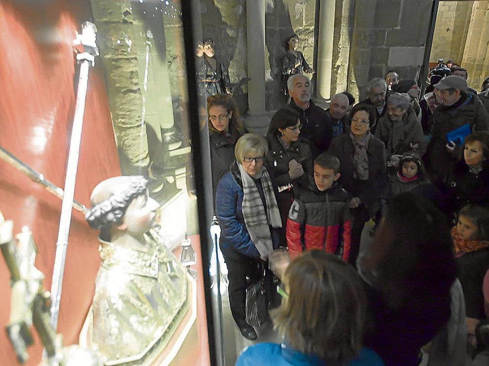 El busto relicario de San Vicente.