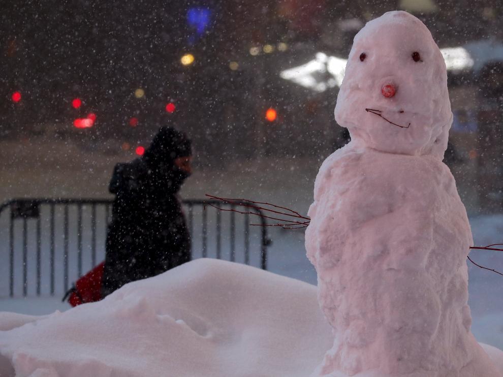 Tormenta de nieve y viento en Estados Unidos