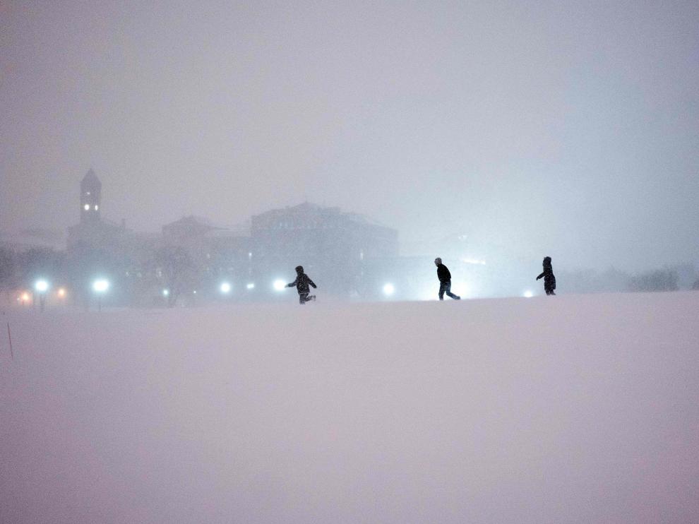 Tormenta de nieve y viento en Estados Unidos