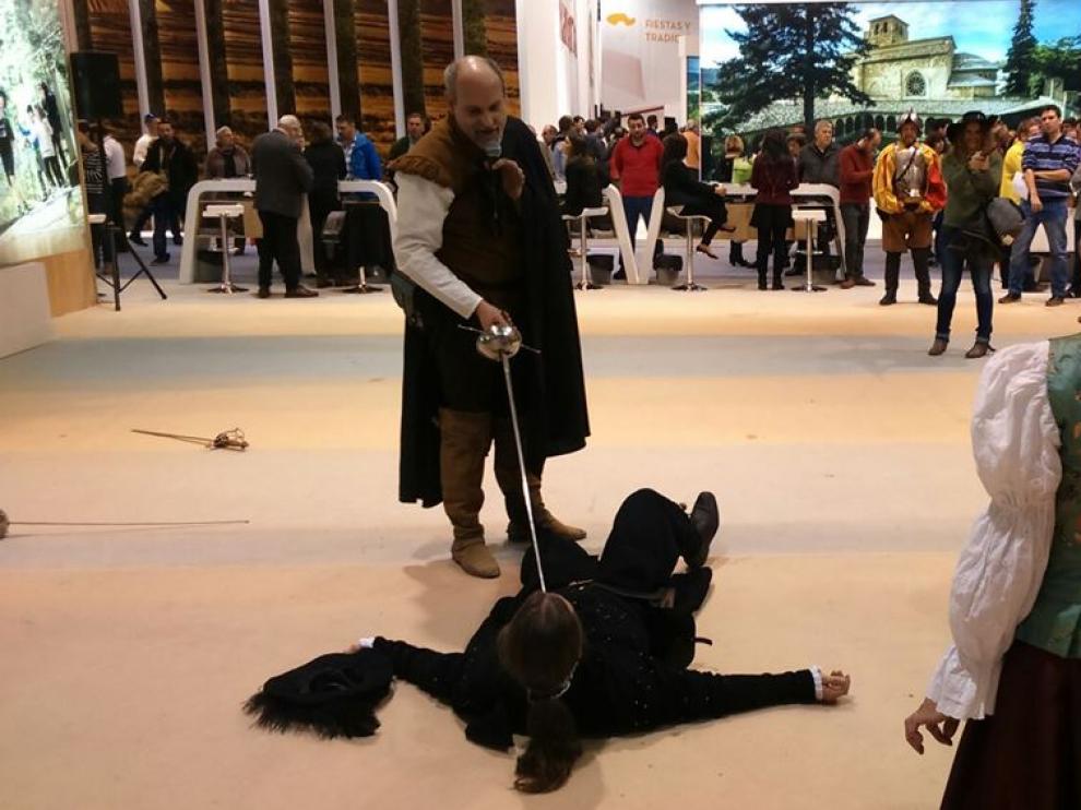 Una de las representaciones que se llevaron a cabo en Fitur