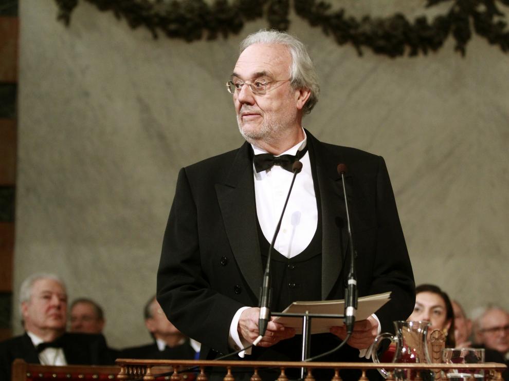 Gutiérrez Aragón durante su discurso.