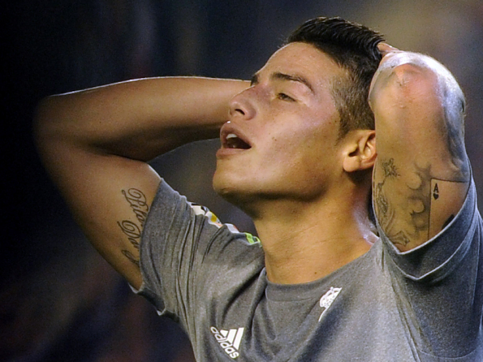 El centrocampista colombiano del Real Madrid James Rodríguez.