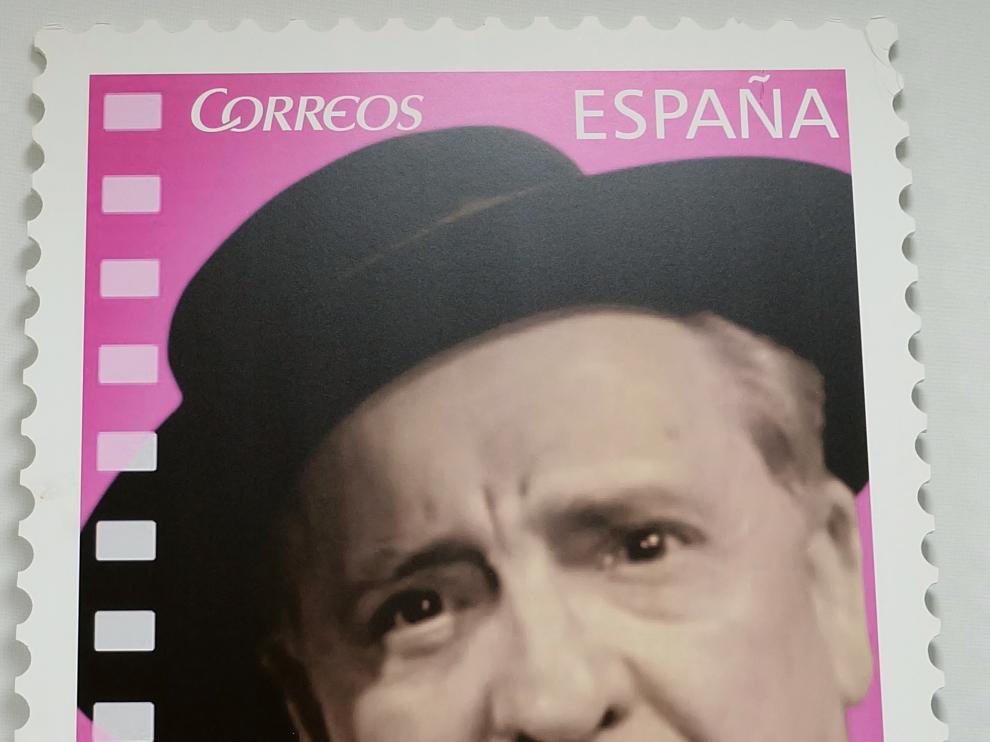 Imagen del sello dedicado a Paco Martínez Soria