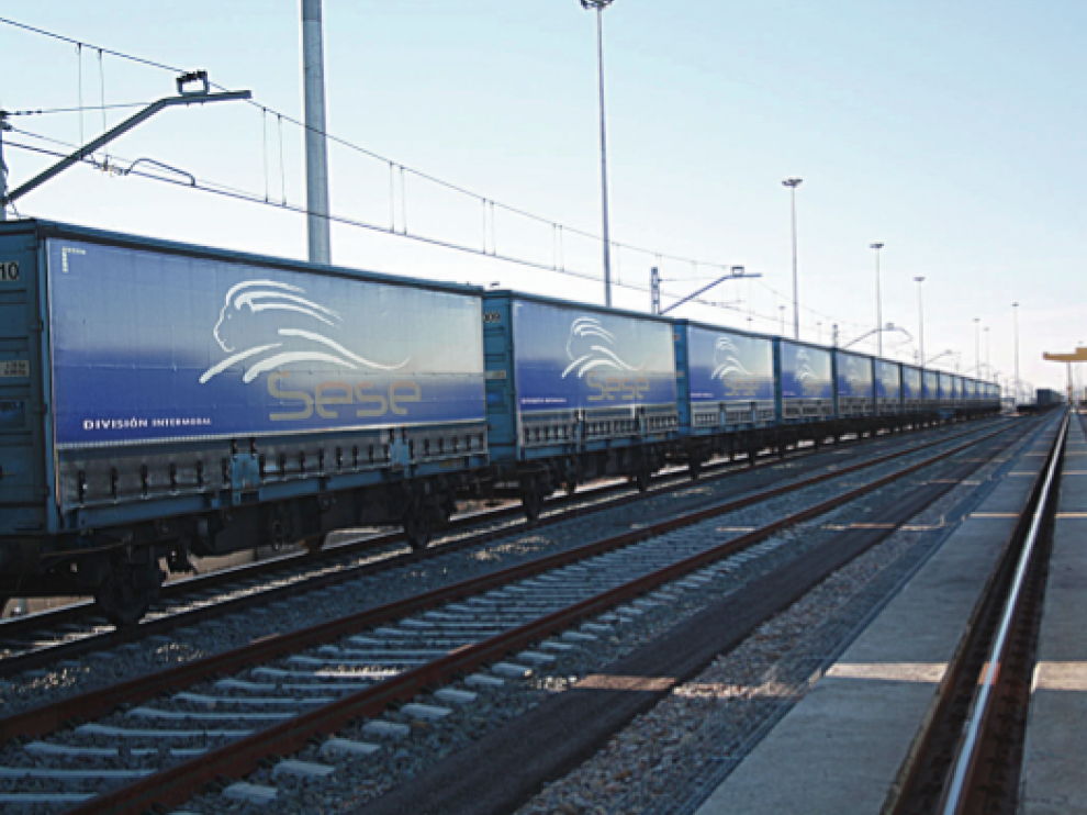 Conexión ferroviaria entre Zaragoza y Francia impulsada por el grupo Sesé.