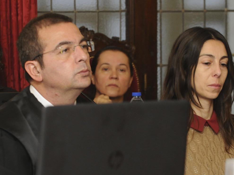 Raquel Gago durante el juicio.