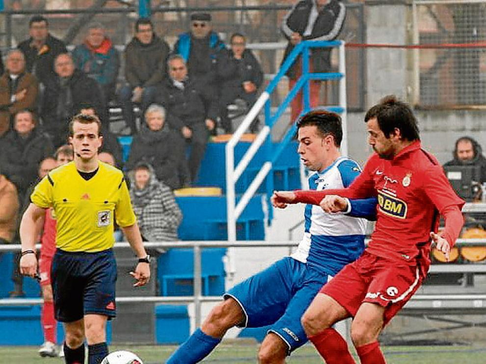 Encuentro del Ebro frente al Real Unión.