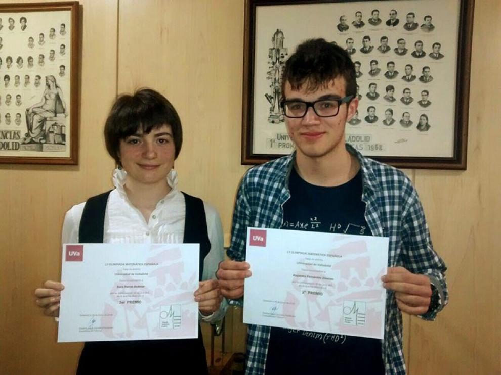 Sara Porras Bedmar y Alejandro Fernández Jiménez del IES Antonio Machado.