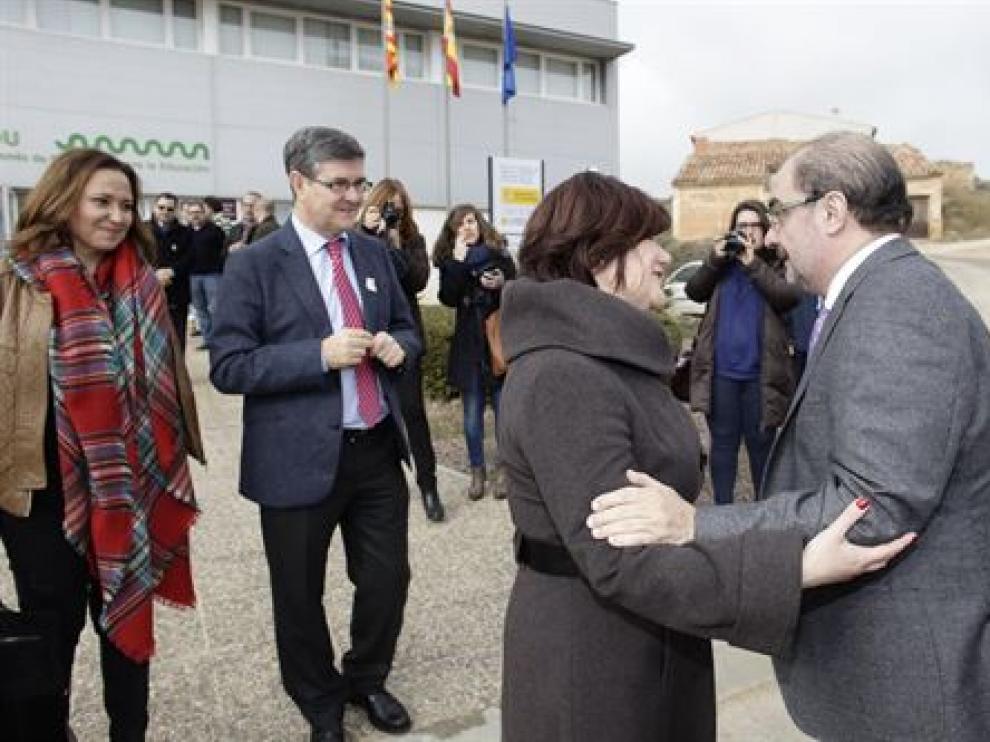 Lambán y Pérez han visitado Alcorisa