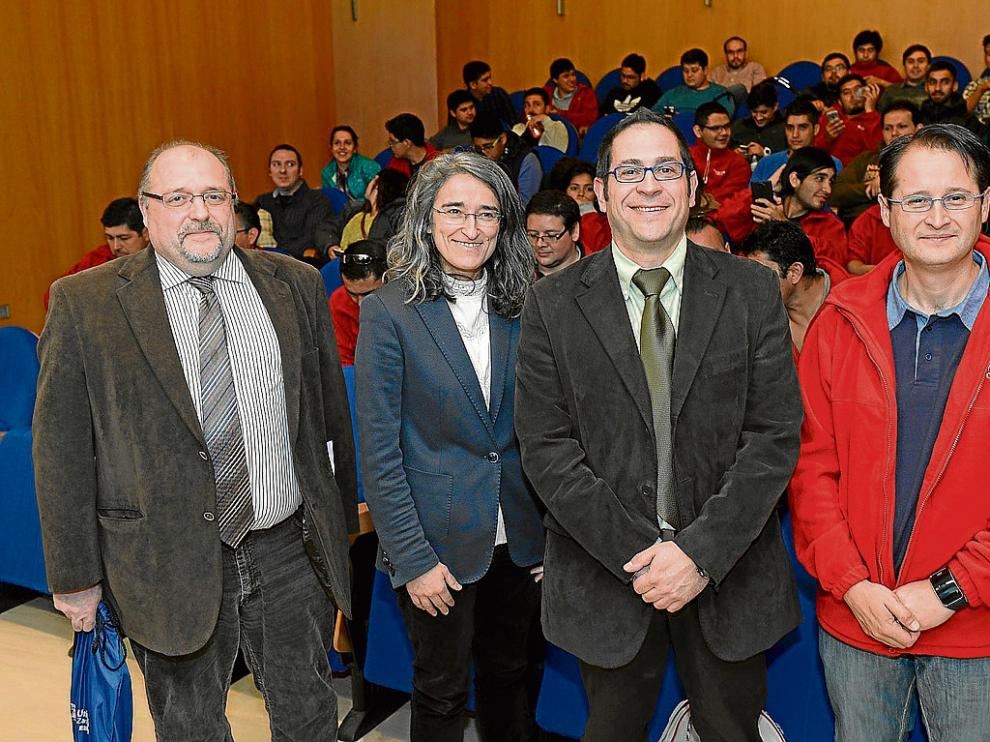 Jesús Vela, Inmaculada Plaza, Guillermo Palacios y Rodrigo Alberto Dopazo.