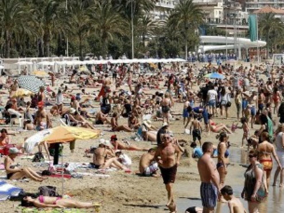 Una playa de Alicante.
