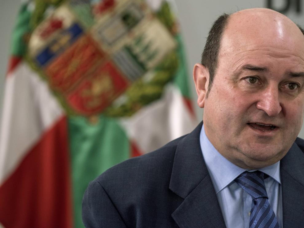 El presidente del PNV, Andoni Ortuzar,